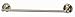 HomePointe 231184 Rounded Towel Bar, Brushed Nickel, 18-In. - Quantity 6