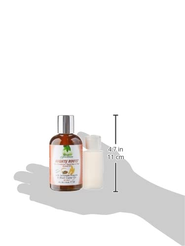 Fountain Mighty Roots - Damaged - Receding - Edges - Bald Spot - Thinning Hair Oil - Applicator Bottle - 4 Fl Oz #TOP7