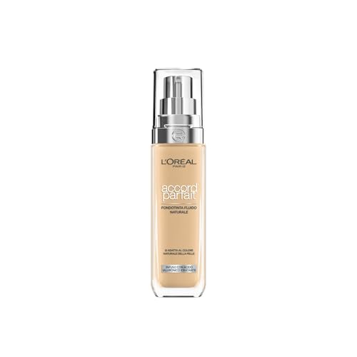 L'Oréal Paris Accord Parfait Fondotinta Liquido, 3.5D/3.5.W Dorè, 30 ml
