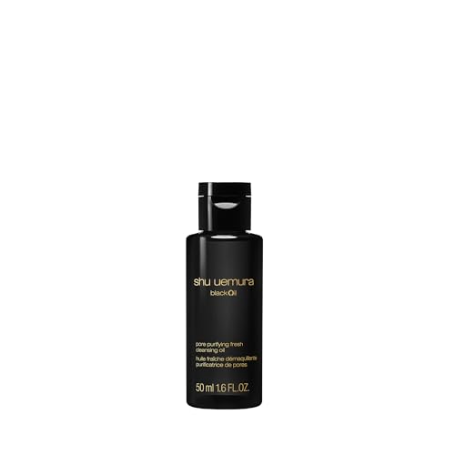 Shu Uemura BlackOil Aceite Desmaquillante Facial, Aceite Refrescante y Purificador de Poros, Enriquecido con Arroz Negro y Carbón Binchotán Japonés, Para Pieles Grasas y Mixtas