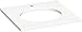Kohler 28247-MMW Silestone Bathroom Sinks, Miami White