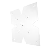 Angoily Diy Acryl Patchwork Lineal für Schüsselmatte Nähwerkzeug zum Quilten Einfach zu Bedienen Leicht und Tragbar für Projekte und Handarbeiten