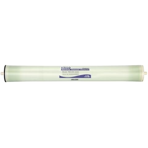 BW-4040, BW-4040 Reverse Osmosis Membrane for Desalination of Brackish Water, 4x40 Reverse Osmosis Membrane for Commercial, Industrial, Agricultural, Whole House, 99.5% Desalination Rate, 2400 GPD Cover
