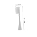 WRITWAA 3pcs Brush Heads Replacement Soft Bristle Adult Electric Toothbrush Heads