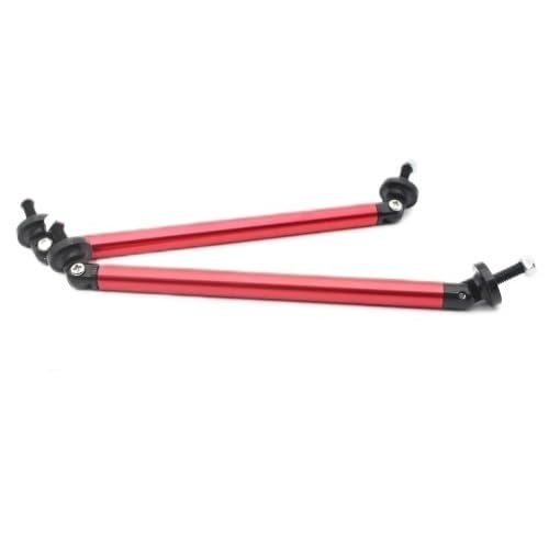 Spojlery tylne do samochodów 2 Stuks Universele 45/75/100/150/200Mm Rozdzielacz Staaf Steun Bars zderzaka Staven uniwersalnytylny spojler(2Pcs 100mm Red)