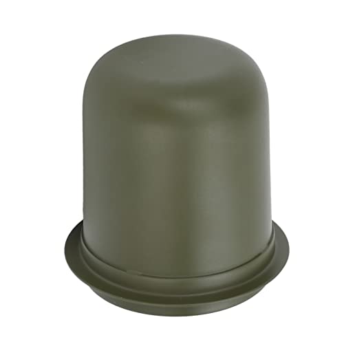 Aoaoy Vaso Dosificador, Vaso de café en Polvo Manos Libres de Acero Inoxidable de 150 Ml con Diseño Invertido Universal para Máquinas de café con Italiano de 58 Mm (DE verde)