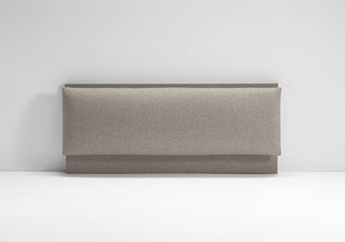 EVERGREENWEB - Cabecero tapizado Una Plaza y Media, Paloma, cabecero de Tela Antimanchas para Cama 120x190 cm con Cojín Acolchado de Espuma, Interior de Madera Pura, Cabecero de Cama de Pared - imagen 2