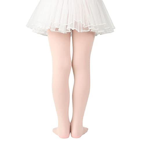 Image of Ballet Dance Tights for Girls Athletic Leggings Toddler Grinch Pants Soft Baby Girls Tights Stretchy Infant, Ballet Pink, 1-3T