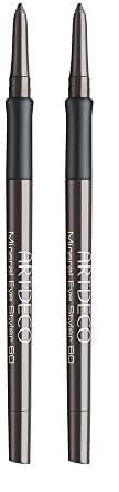ARTDECO Mineral Eye Styler - Eye Liner langanhaltend mit integriertem Spitzer, für empfindliche Augen, wischfest - 1 x 0,4g (Packung mit 2)