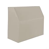 SMZhomeone Klavier-Abdeckung für aufrechte Klaviere, staubdicht, wasserdicht, 420D-Oxford-Gewebe mit silberfarbenem Kordelzug innen, 152 x 60 x 100 cm (Meter) Weiß