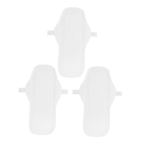 NIYANGLE 3Piezas Almohadillas Menstruales Reutilizables de Paquete de Unidades Absorbentes y Fáciles de Transportar para Uso Diario