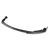 Auto Dynasty 3Pcs STP-Style Car Front Bumper Lip Spoiler Wing Body Kit Compatible with Sonata 15-17, Carbon Fiber Look