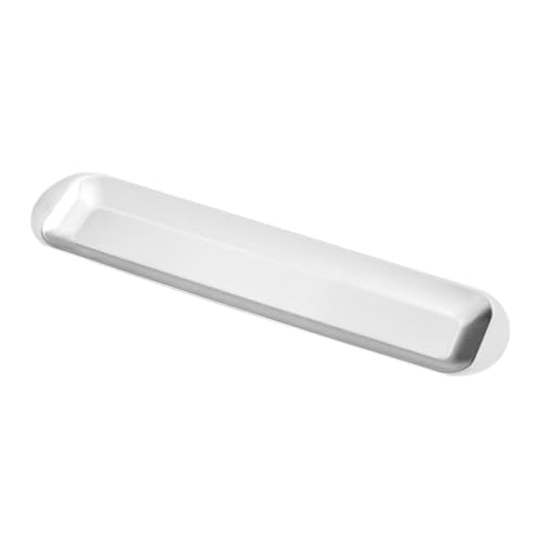 Plato rectangular de acero inoxidable para sushi 14.57 in miniatura 1