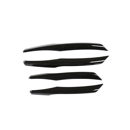 ランドローバー レンジローバー イヴォーク L551 2019-2020 ABS 光沢ブラック フロントフォグランプ ライトストリップ トリムカバー カーアクセサリー 4個(Black)