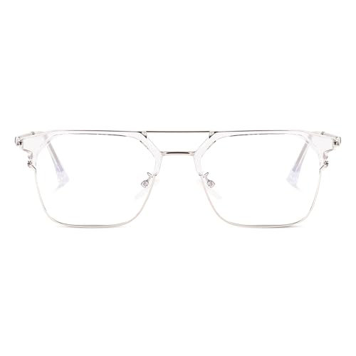 Image of Posh Eyewear Zero Power Blue Light Blocking Anti Glare UV Protection Computer Eyeglasses For Men Women I Blue Cut Glasses | Anti Glare I UV Protection