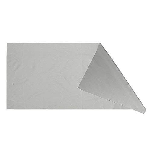 LTKJ 20" Wide Silver Reflective Fabric Safty Strip Gray Sew On Material 1.5'x39" 0.5Mx1M - Image 2