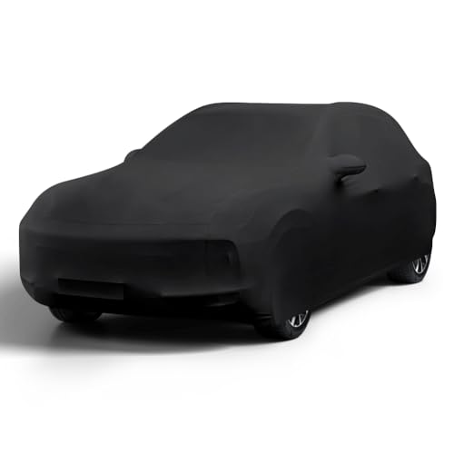 Image of Indoor Car Cover for Porsche Cayenne Velvet Stretch Full Cover Protection for Automobiles for Dust-Proof, Underground Garage, Car Show,Fits up to 198 inches