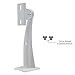 NVRTTRR Mini Projector Wall Mount Security Camera Mount Bracket for Camera with 1/4 Screw Head Wall Mount Projector, and Webcam Housing (White) (9.57)
