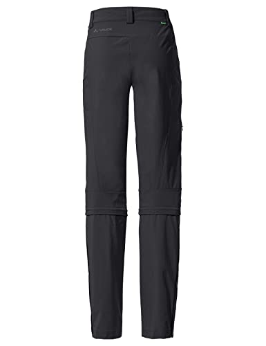 VAUDE Wanderhose Damen Farley Stretch Capri T-Zip III, Wasserabweisende Zip-Off Trekkinghose, Bequeme Stretch-Wanderhose – strapazierfähig & schnelltrocknend
