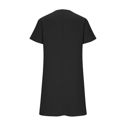 Robe d'été décontractée ample à manches courtes et poches - 4