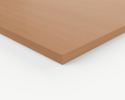 Tutrocito | Tablero de Madera 120x60 | Tablero de Madera 120x80 | Tablero para Escritorio 120x60 y 120x80 | Tabla de melamina Acabado Haya Catania | (120X60)