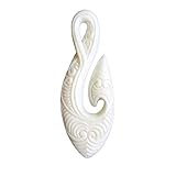 Island Piercings Handgefertigter Hai Matau Anhänger im Maori Design inkl. Band PB152