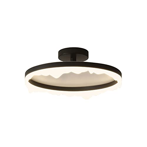 Lampe à écran plat intérieure contre les plafonds bas et sombres