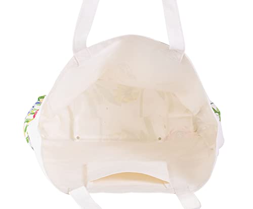 Bolso Tote de lona para mujer con porta credencial miniatura 3
