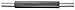 Starrett 234MA-525 525mm STANDARD WITH RUBBER HANDLE