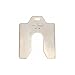 Slotted Shim, 3x3 Inx0.010In, PK20