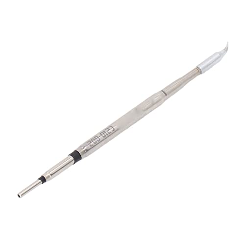 Image of 0 300℃ Adjustable Soldering Iron Tip Replacement with Curved Design for JBC 210 C210 002 Soldering Stations, Metal Welding Head for Precision Electronics Repair