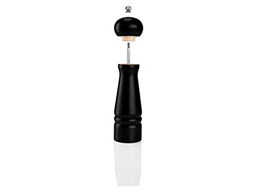Macinini Ceramica Piccoli Crush Grind New York Mini Macinaspezie/macinapepe/macinasale Con Meccanismo In Ceramica, 12 Cm, Nero Macinino Design Scandinavo
