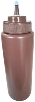 bark and lindy 32 oz Plastic Wide Mouth Squeeze Bottle with Cap (clear)