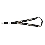 Nylonband mit einseitig aufgenähtem, schwarzen Satinband