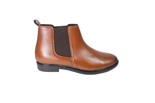 Image of Men's Chelsea Boots | Ankle Boot | Men's High Ankle Slip On Outdoor Fashion Winter Stylish Formal and Semi Casual Chelsea Boot | Slip-On Synthetic Leather