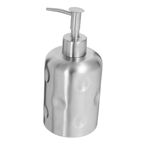 Ciieeo Stainless Steel Lotion Bottle Pump Refillable Shampoo Dispenser for Shower Gel Dish Soap Dispenser Sleek Design Leakproof