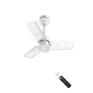 atomberg Renesa 600mm BLDC Motor 5 Star Rated Sleek Ceiling Fans with Remote Control | Upto 65% Energy Saving, High Air Delivery and LED Indicators | 2+1 Year Warranty (White)
