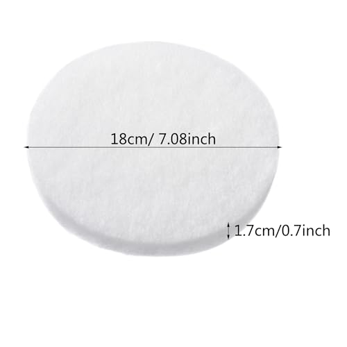 Image of 4 Pcs Aquarium Filter Media Floss Filter Pads Compatible with Fx4, Fx5, Fx6 Canister Filter Replacement Parts Accessories (White, 24 Pcs)