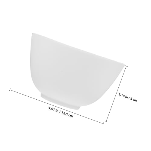 Tazón grande de silicona blanco para mezclar miniatura 2