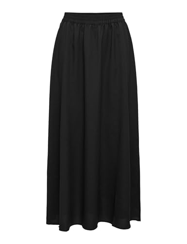 ONLY Onlnova Life Elite Jamilla Skirt Solid Gonna, Nero, S Donna