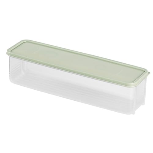 ZFish Plastic Pasta Crisper for Fresh Storage of All Kinds of Pasta, Spaghetti and Flour Products. (Light green)