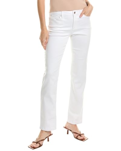 Jones New York Women's Misses Lexington Straight-Leg Jean, Soft White