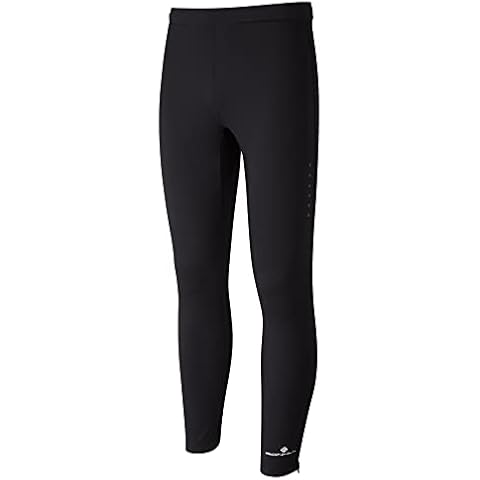 Ronhill Men's Core Tight Leggings, Black/White Cover
