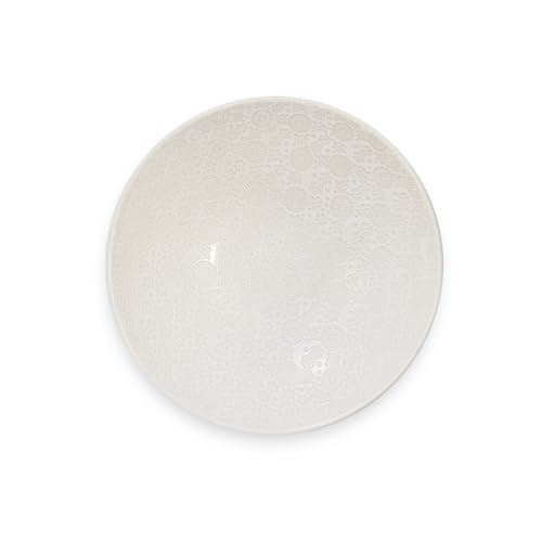 Médard de Noblat - White Japan - Assiette salade et pâtes 19 cm (lot de 6)