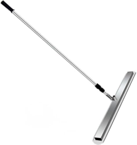 Lexiwyステンレス鋼 コンクリート仕上作業 土間トンボ マジックタンパー、スクリード 土間仕上げツールコンクリート 土間 コンクリート仕上げツール、携帯用、簡単、省力化、360°回転、1.2-2M伸縮可能なロッド、さまざまな建設シナリオに適応 (ユニバ