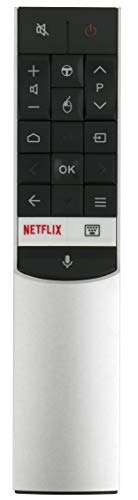 ALLIMITY RC602S JUR1 Mando a Distancia reemplazado por TCL Android 4K UHD TV U49C7006 U55C7006 U65C7006 U75C7006 U55X9006 U65X9006 U43P6046 U49P6046 U55P6046 U60P6046 U65P6046 U65S9906 50DP660