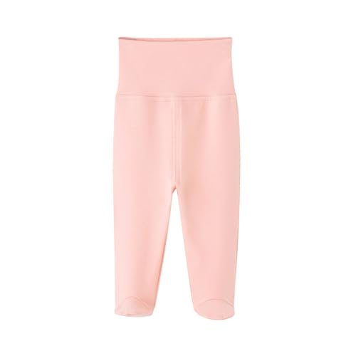 Baby Soft Cotton Pants with Feet Toddler Boys Girls Fashion Comfortable Solid Color Home Sports Casual Pants