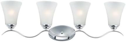 Maxim Lighting 12084FTPC Vital-4 Light Bath Vanity-31.5 Inches Wide by 9.5 inches high, Finish Color: Polished Chrome