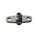 AdlerSpeed US Ship an-6-6JIC Aluminum Fuel Rail Adapter Compatible with Toyota 4EFTE = EP Starlet, 4AGZE, 4AGE