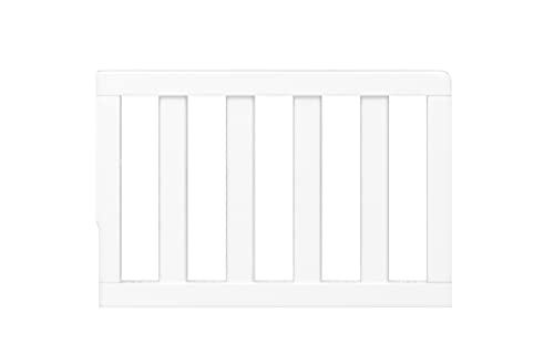 Image of Storkcraft & Graco Toddler Safety Guardrail with Slats (White) – GREENGUARD Gold Certified, Converts Compatible Storkcraft & Graco Crib to Toddler Bed, Each Guardrail Sold Individually